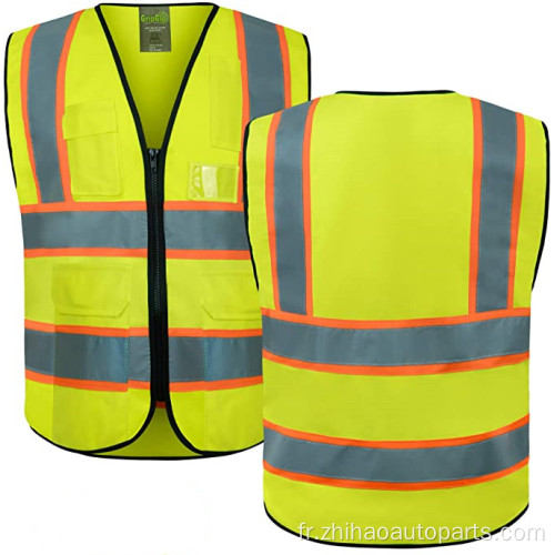 gilet de sécurité haute visibilité avec service OEM